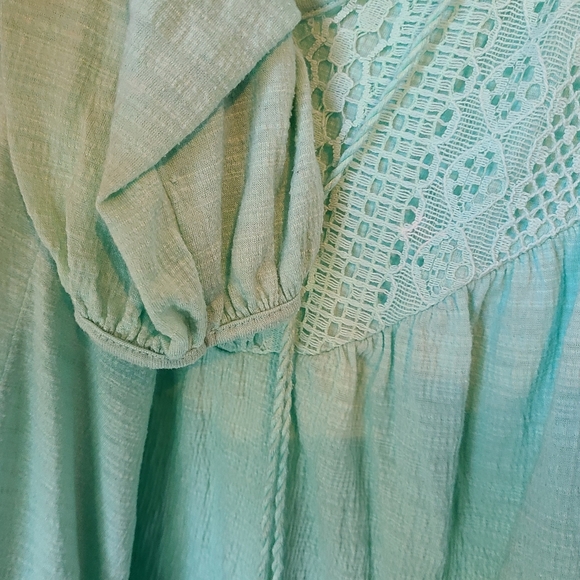 Faded Glory Woman's Blouse,  Size: 2X Color: Green - Picture 10 of 16